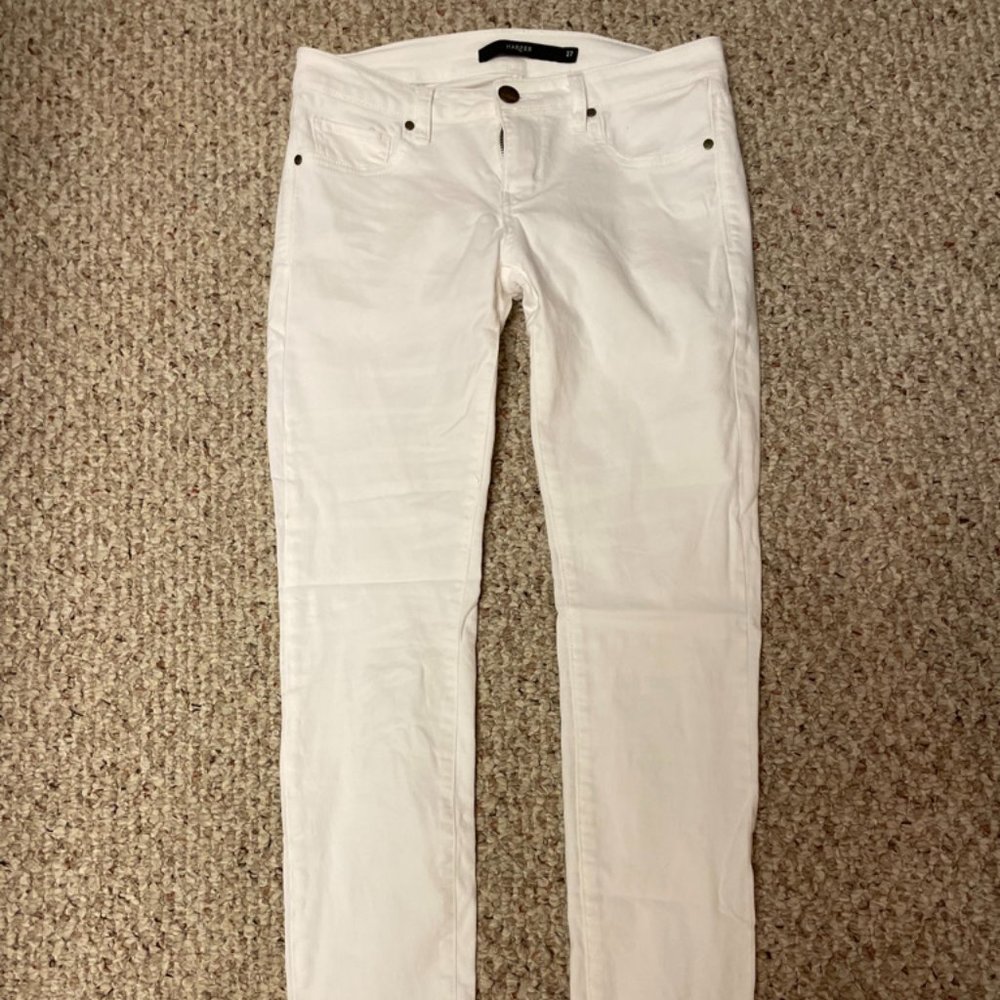 Harper white skinny jeans - size 27